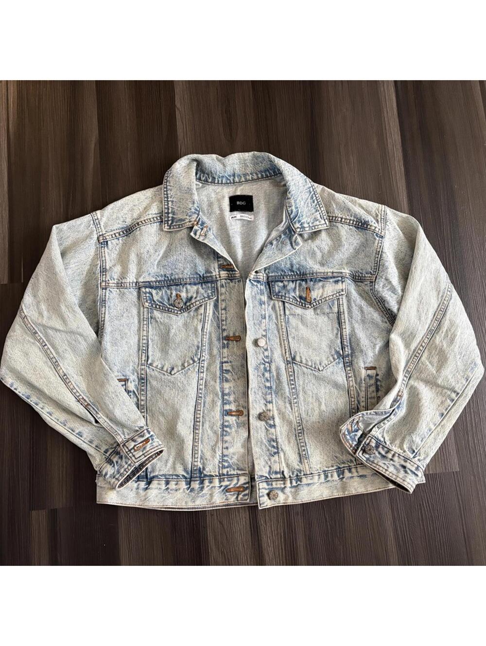 Urban Outfitters BDG Trucker Jacket Men's Size Medium Distressed